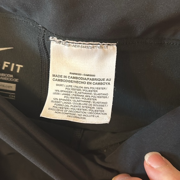 Nike Dri-Fit Tennis Skirt Leggings - Picture 8 of 9